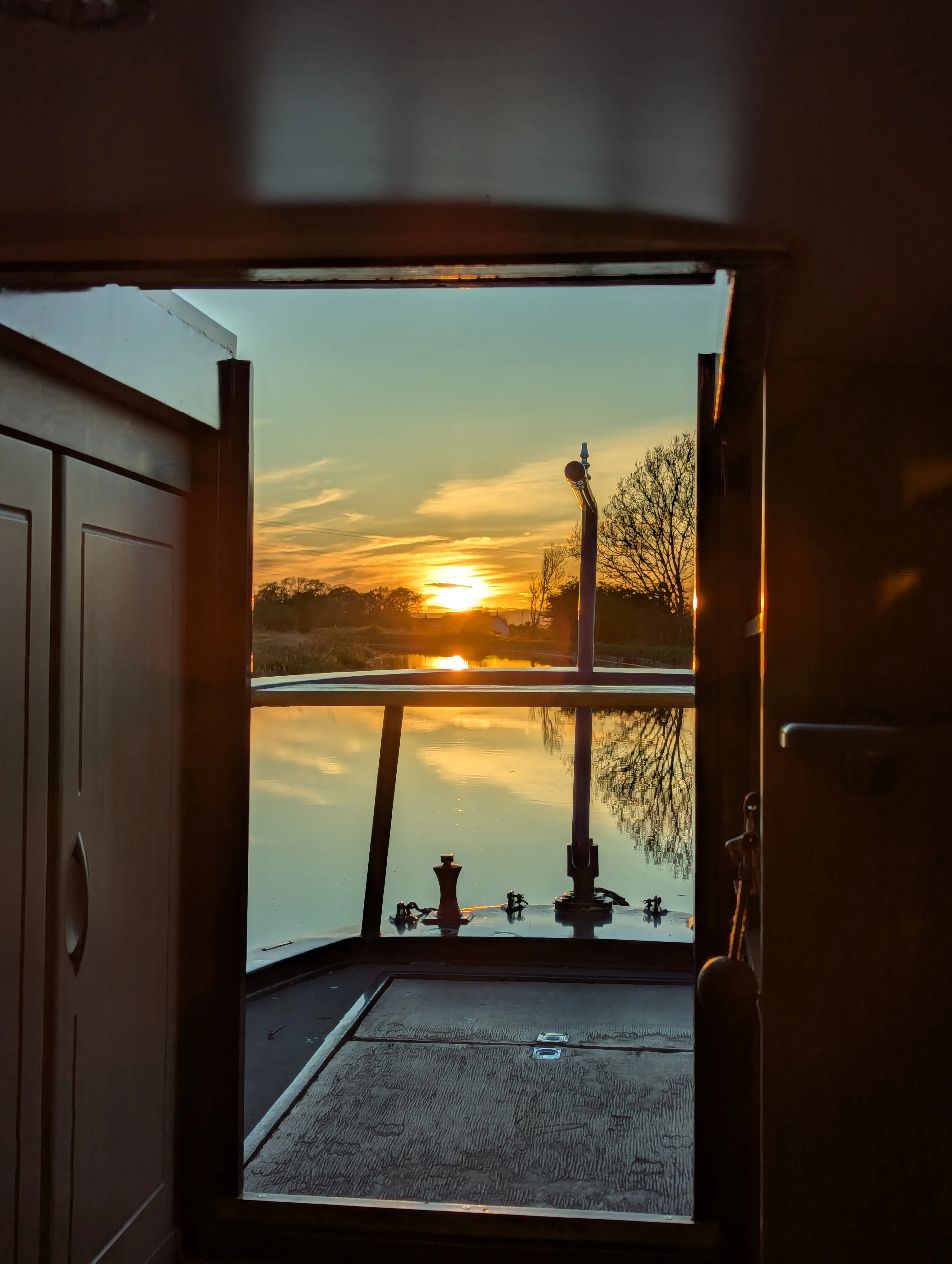 View from the narrowboat