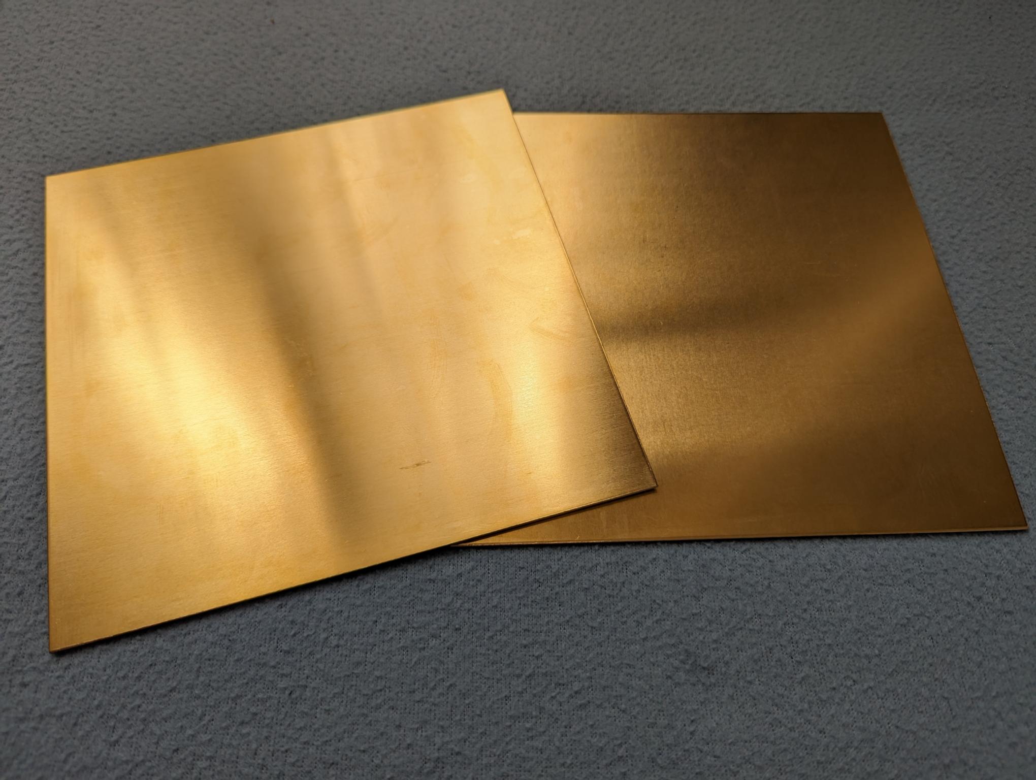 Brass sheets